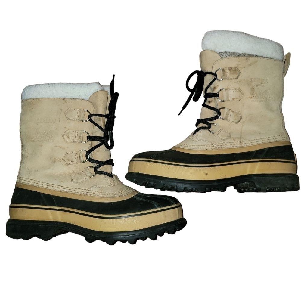 Sorel Men's Caribou Stack Waterproof Winter Boot size 9